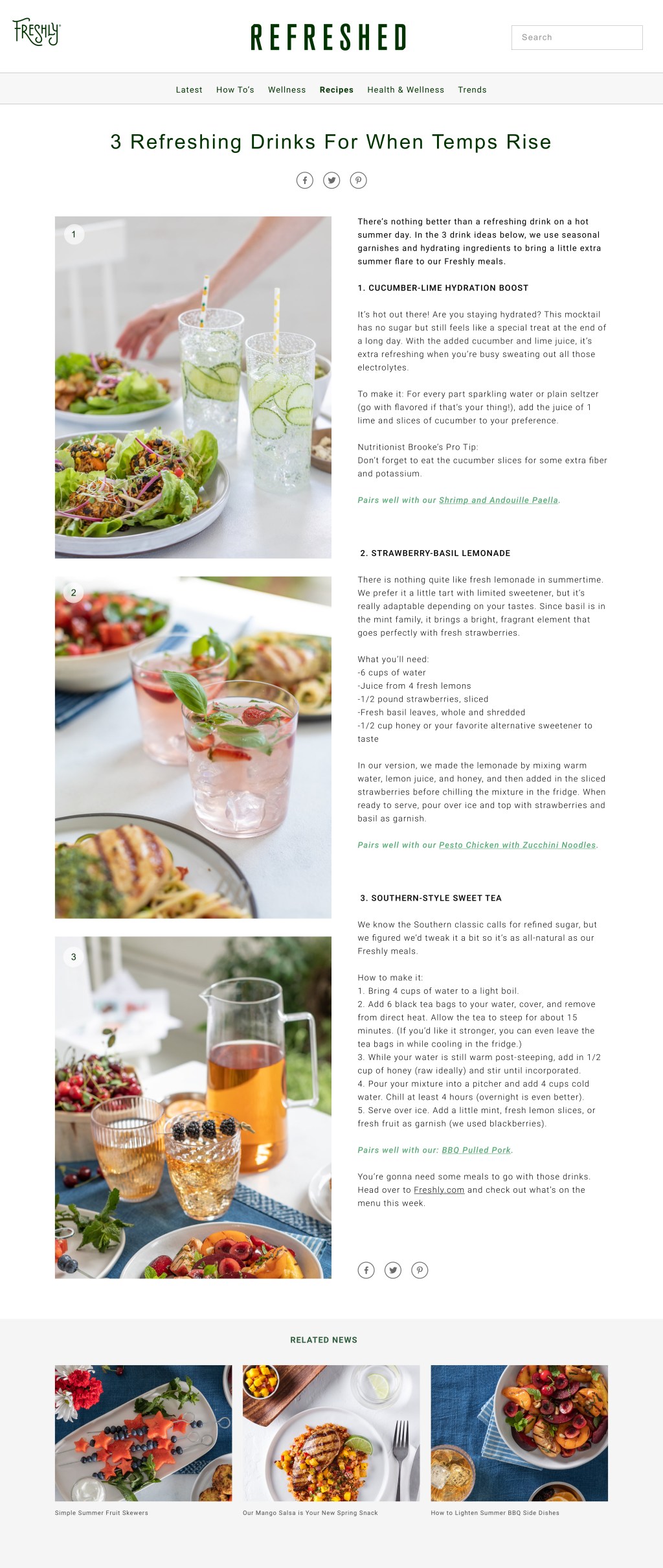 “Refreshed” blog &&nbsp;social