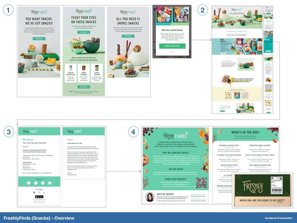 “Freshly Finds” snacks&nbsp;box