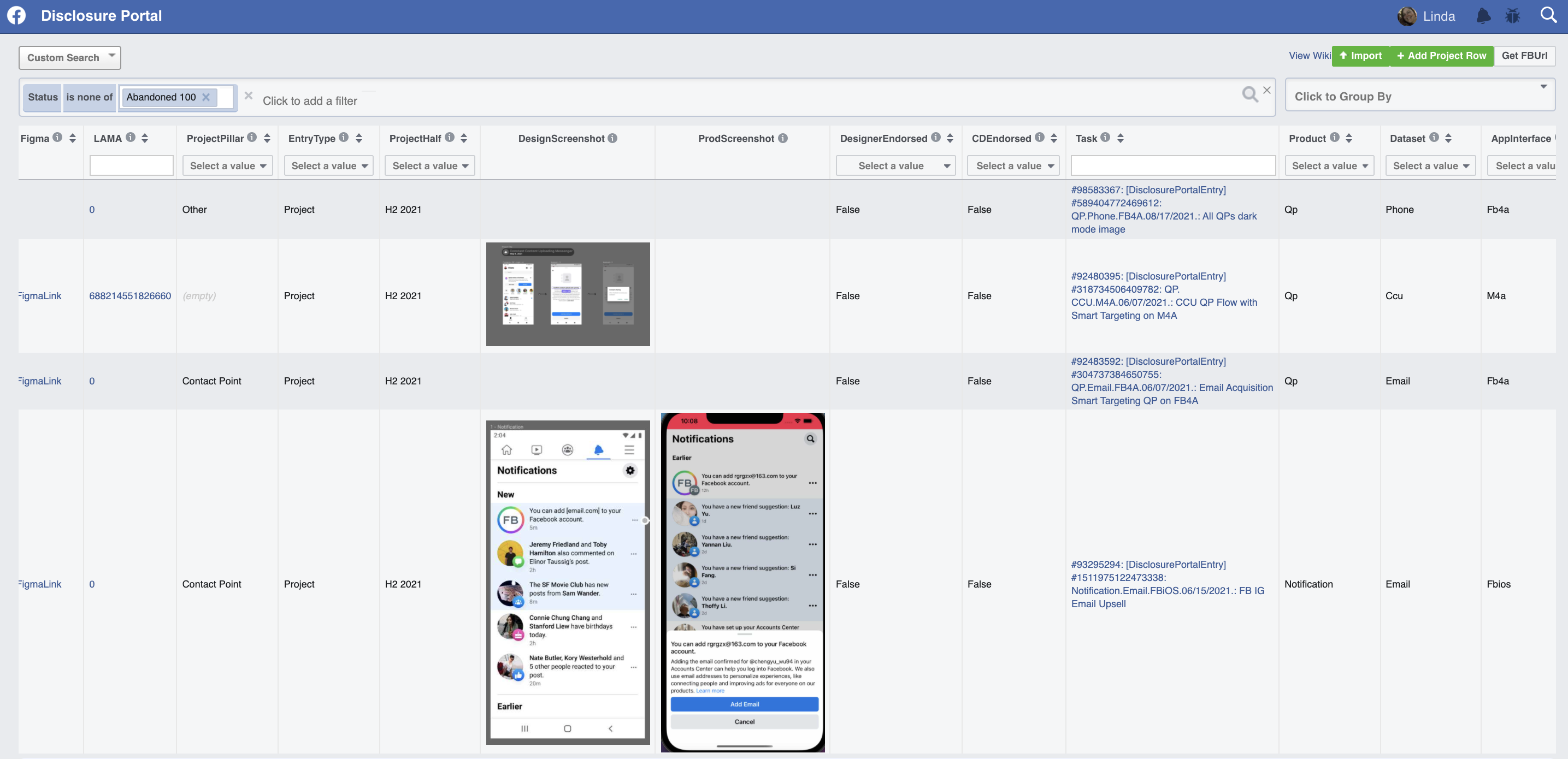 Disclosure portal